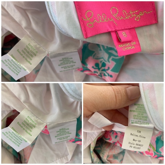 Lilly Pulitzer Franci High Collar Dress In Multi Hot On The Scene Womens 8 $198 - Picture 11 of 13